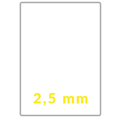 2.5mm cardboard